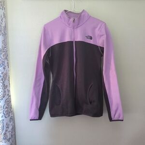 Lilac Colorblock North Face Zip